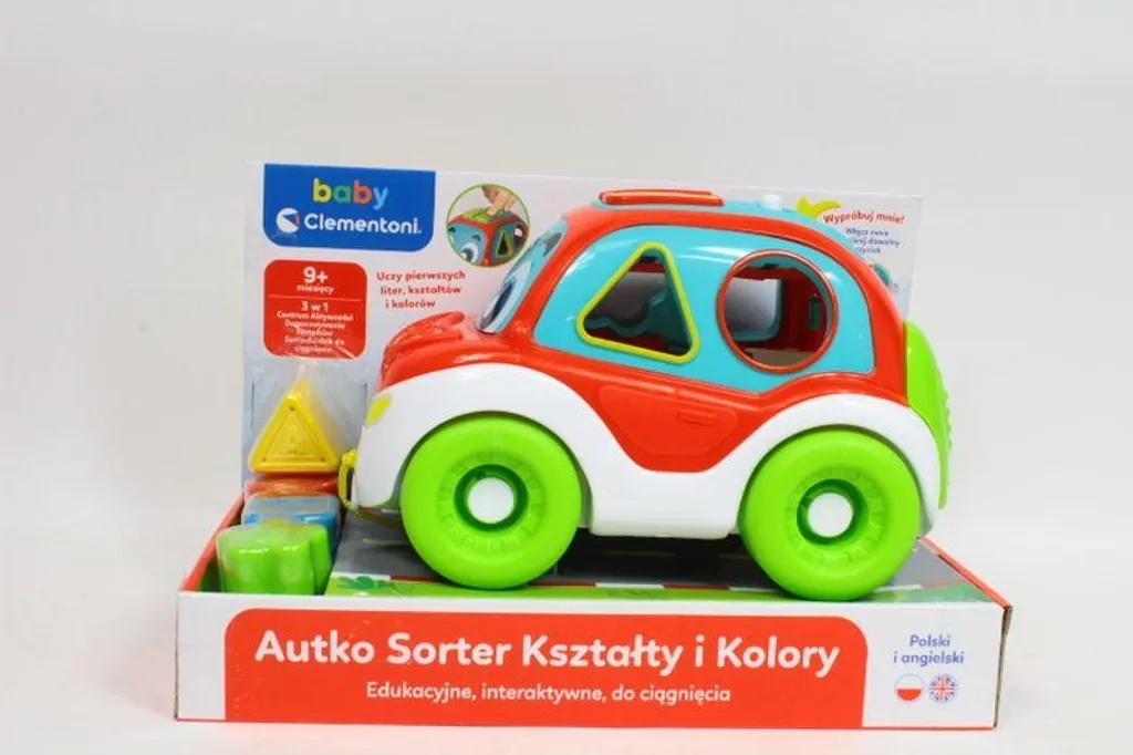 Coffret Éveil Bébé Voiture de Tri de Formes et Couleurs Clementoni - 2