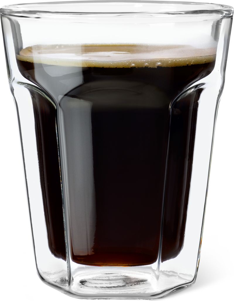 Leopold Vienna Doppelwandiges Glas Kaffee, 2er Set ø78x94mm, 220ml, LV01515