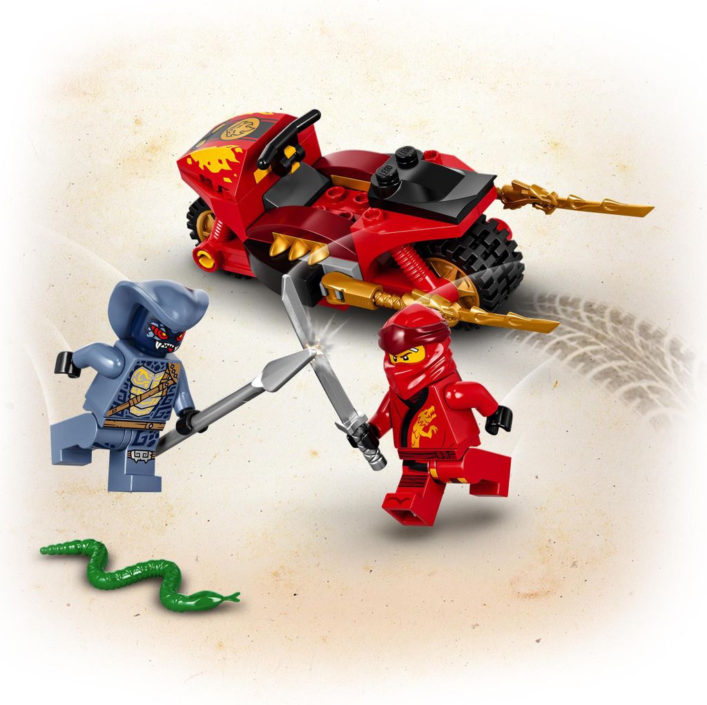 LEGO 71734 NINJAGO Kais Feuer-Bike, Motorrad Spielzeug Set Produktbild 4