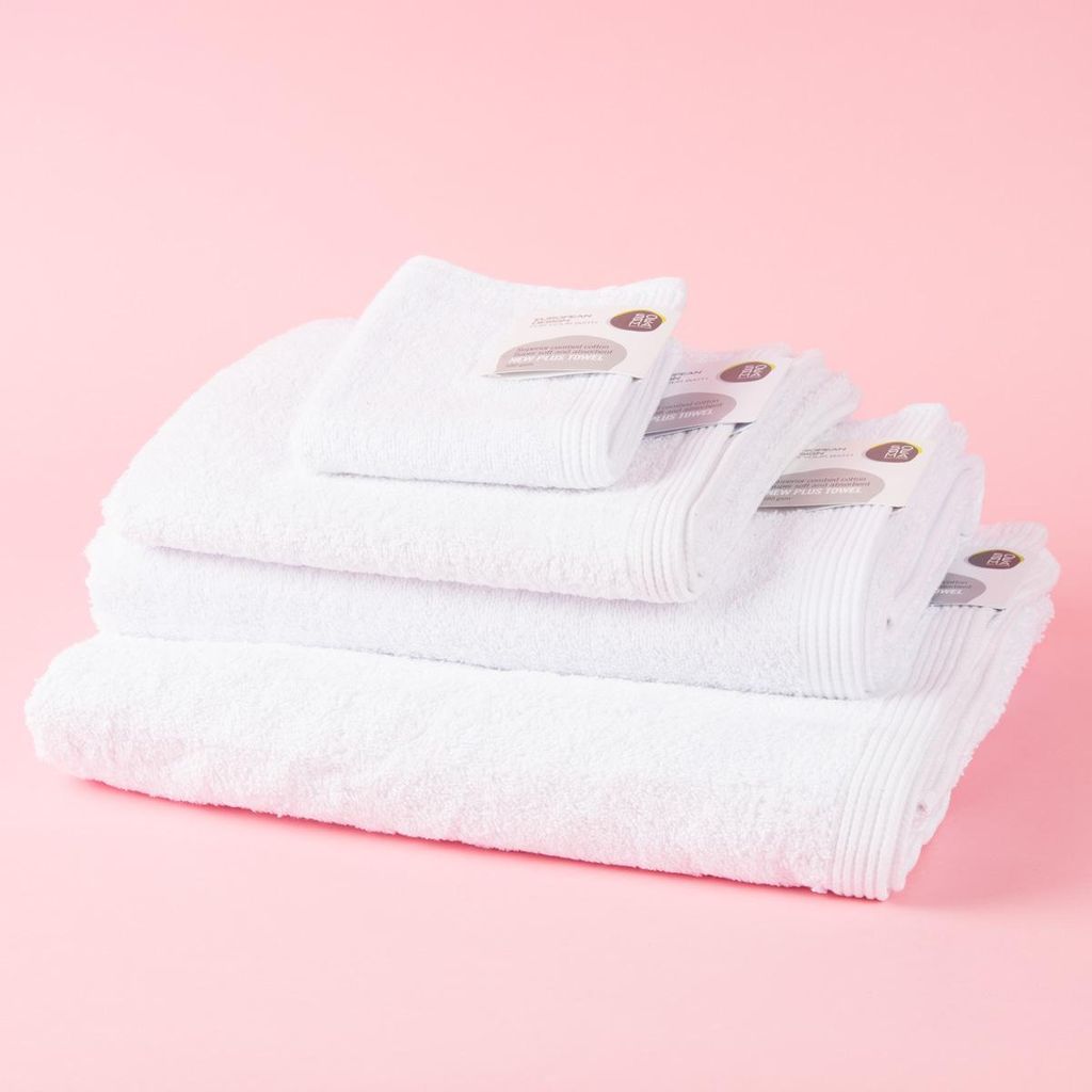 Premium-Frottee Handtuch Duschtuch Gästetuch 580g/qm weiß Größe Handtuch 50 x 100 cm