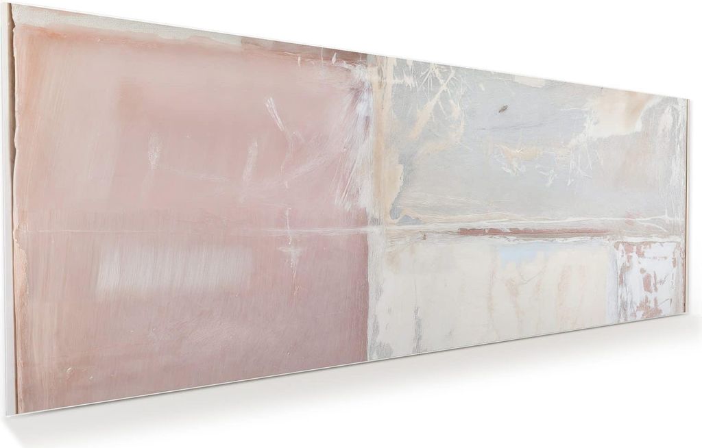 Glasbild 100x40cm in XXL für Wohnzimmer, Schlafzimmer Motiv Zarte Strukturen