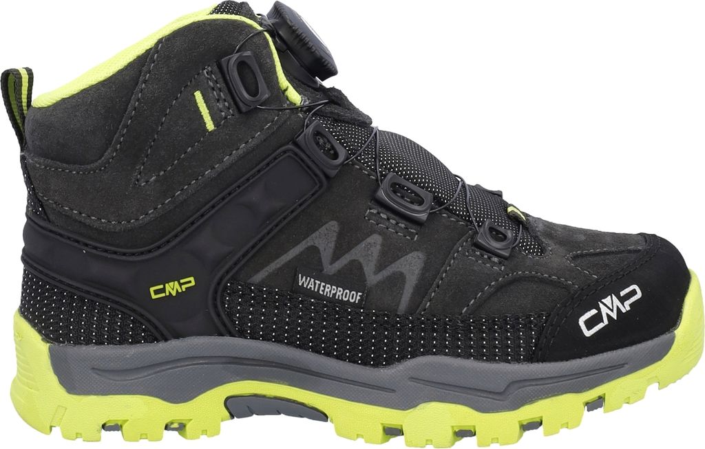 Cmp Kids Kiruna Mid Fitgo Trekking Shoes Wp Piombo-Acido Piombo-Acido 31