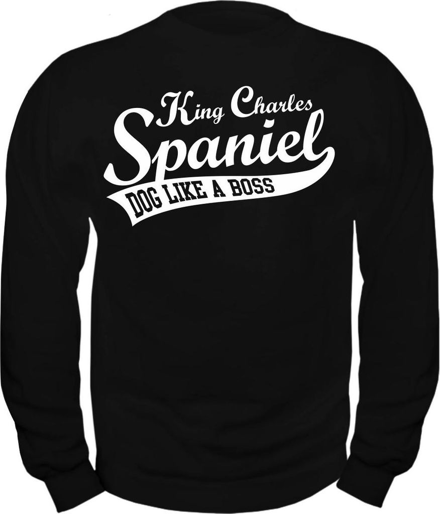 Herren Sweatshirt King Charles Spaniel