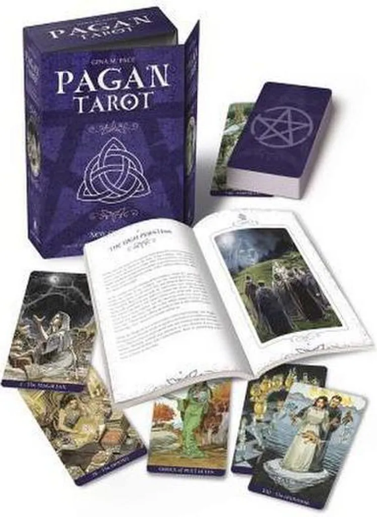 Pagan Tarot Kit de Luxe : 78 Cartes Illustrées et Manuel de Tirage