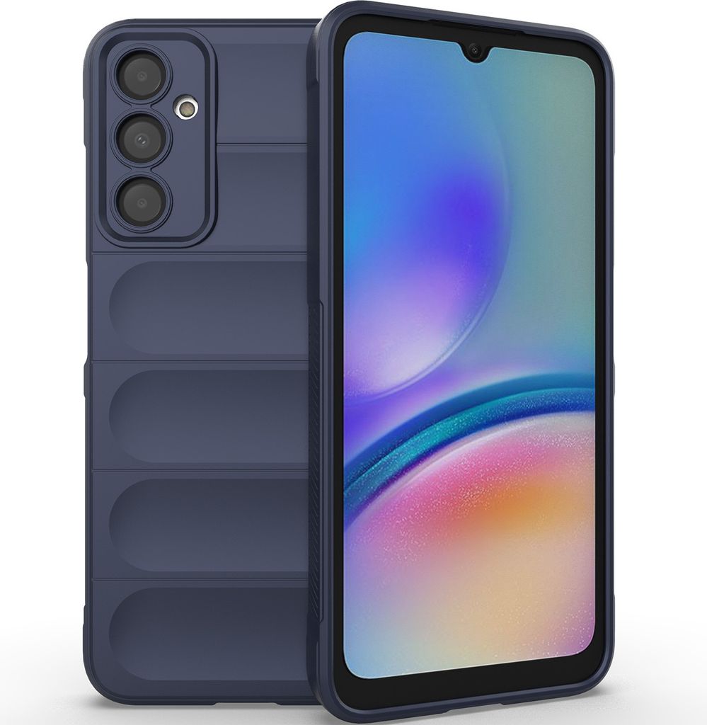 Handyhülle für Samsung Galaxy A05s Weich TPU Silikon Stossfest Anti-rutsch Hülle Dunkelblau