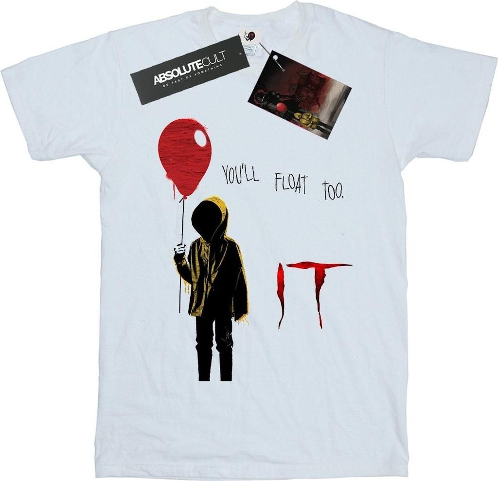 It - "Float" T-Shirt für Herren BI48117 (3XL) (Weiß) Produktbild 