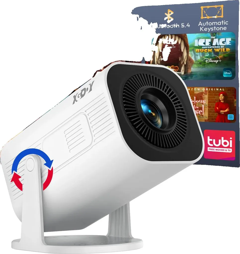Vidéoprojecteur Home Cinéma LED HD 720p - Écran Large 130" Modèle V5