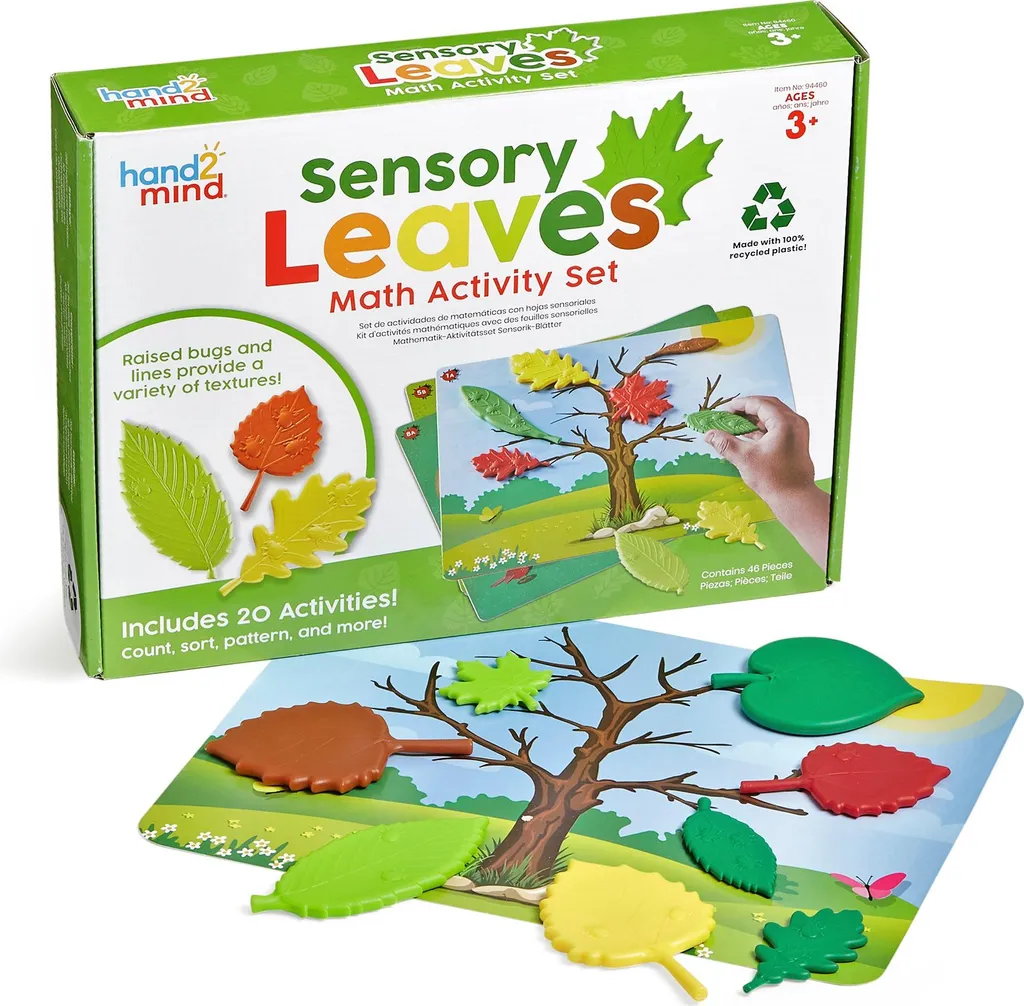 Aider l'enfant en maths avec le kit de feuilles sensorielles éducatif