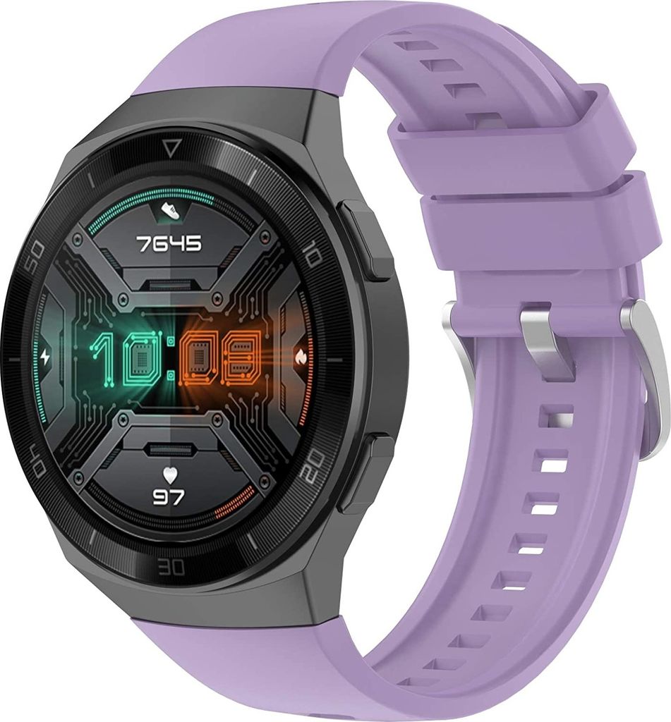 Strap-it Huawei Watch GT 2e Silikonarmband (HellLila)