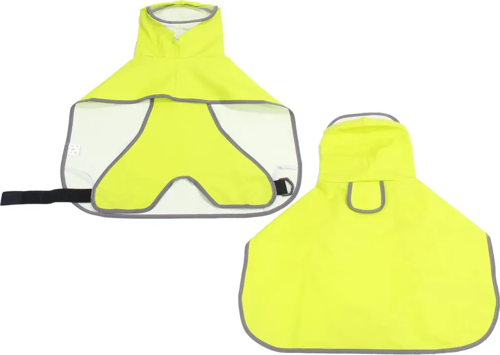 Impermeabile Cane Taglia XL Professionale INF - Giallo Fluo Alta Visibilità