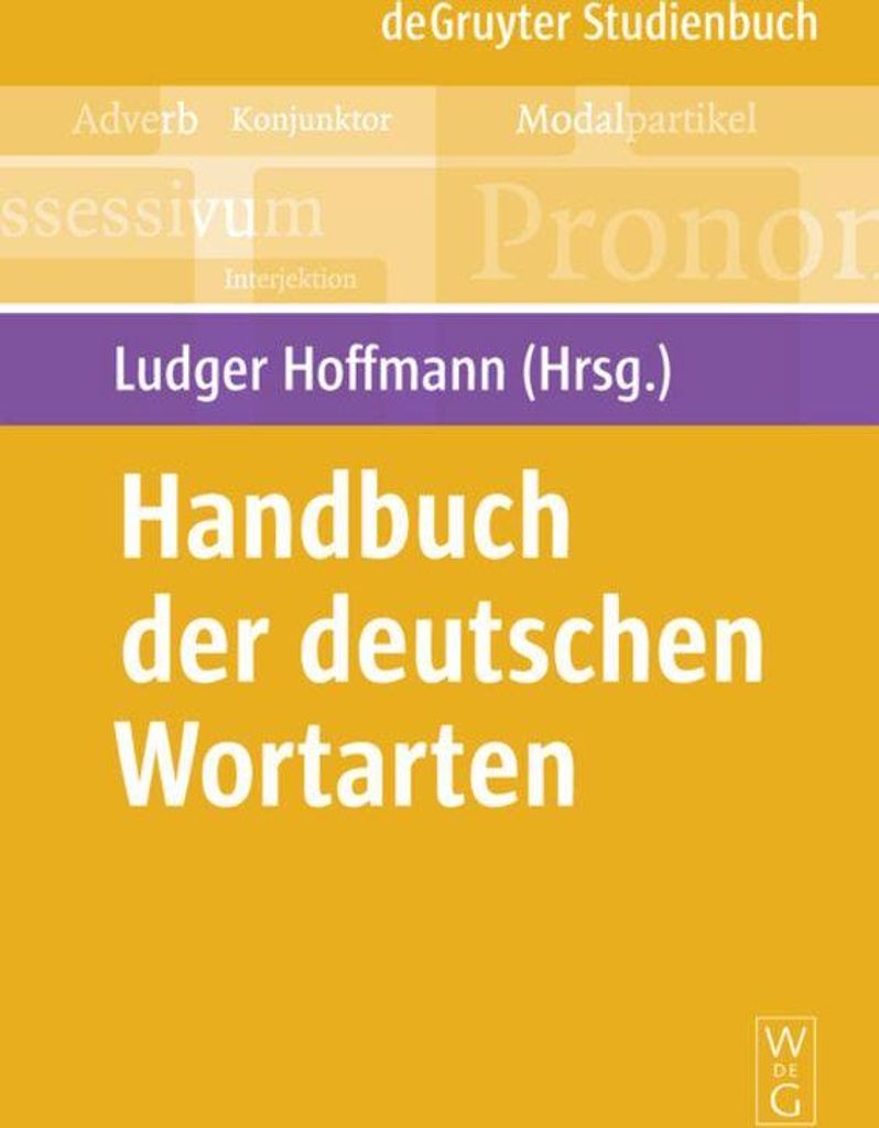 Handbuch der deutschen Wortarten