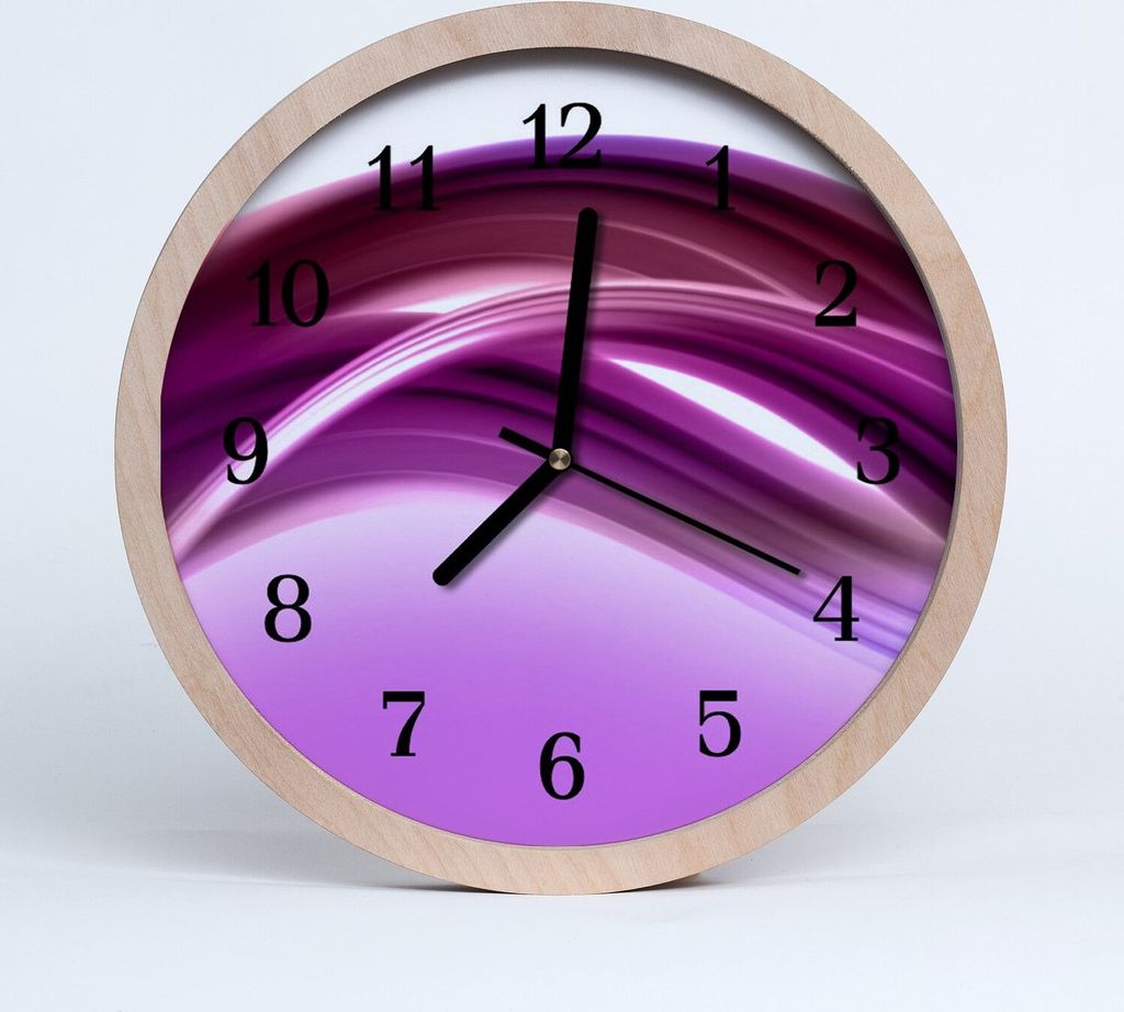 Holzuhr 20fi cm wanduhr - Kunst abstrakte Linien