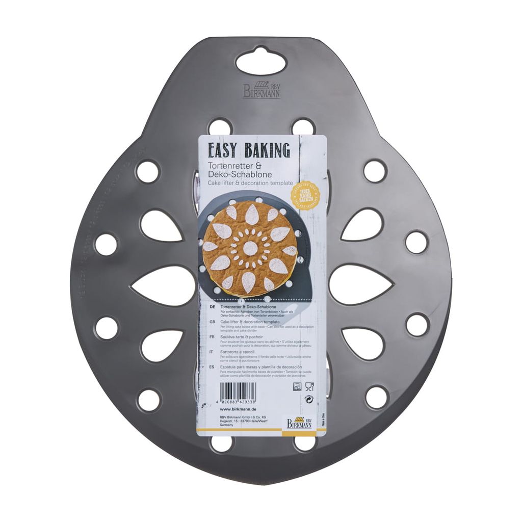 Birkmann Easy Baking Pousse-tarte & Pochoir de décoration, Image du produit 