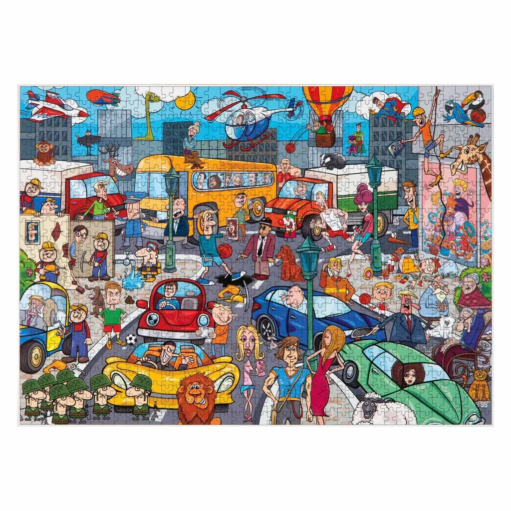 Puzzle Grafix En Ville 1000 pièces : L'idée cadeau déco pour adulte