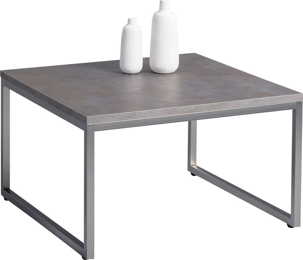 Couchtisch Beistelltisch RADO 60x60 cm Nachbildung Keramikoptik