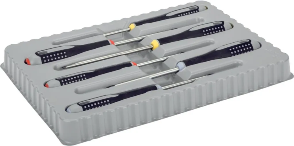 Jeu de tournevis Bahco BE-9884 pour mécanique et électricité générale