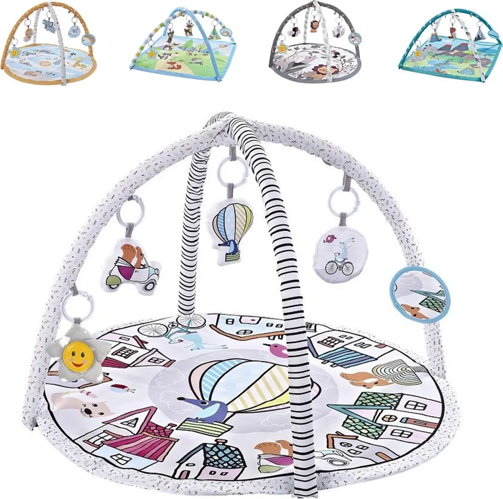 Arche de jeux Chipolino blanche musicale : 5 jouets pour s'éveiller