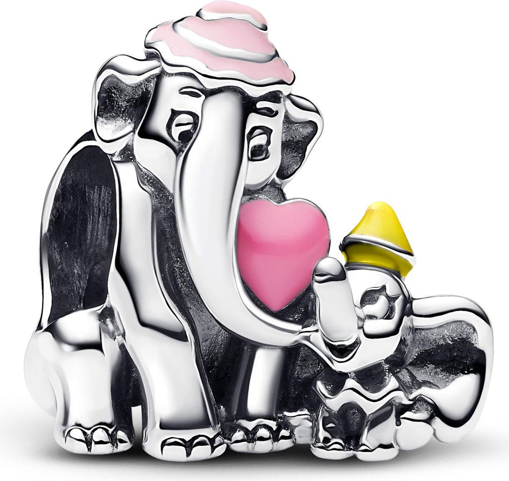 PANDORA Disney Dumbo en Mama schuifbedel, zilver Productafbeelding 