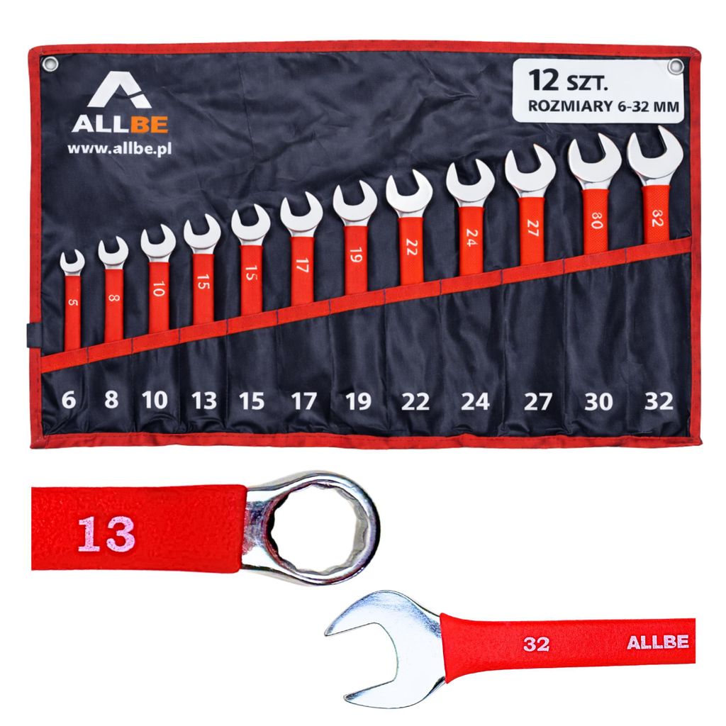 Maul-Ringschlüssel-Satz 6-32Mm 12 Tlg Ring Maulschlüssel Produktbild 