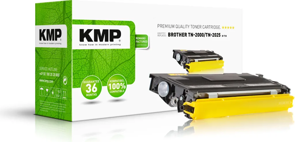 Toner Brother TN2000 Compatibile KMP Nero - Alta Resa 2500 Pagine