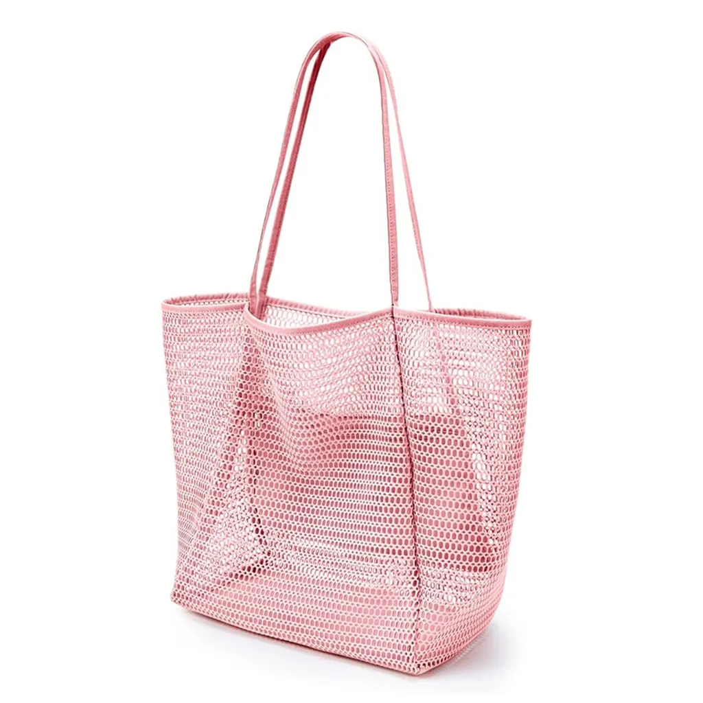 Shopping Bag Rosa a Rete Estate 2026: Borsa Mare Leggera e Glamour