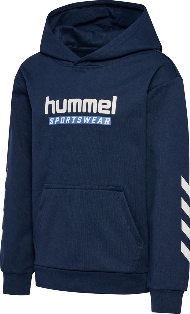 Hummel sweatshirt met ingezette zakken, ribbels aan de Productafbeelding 