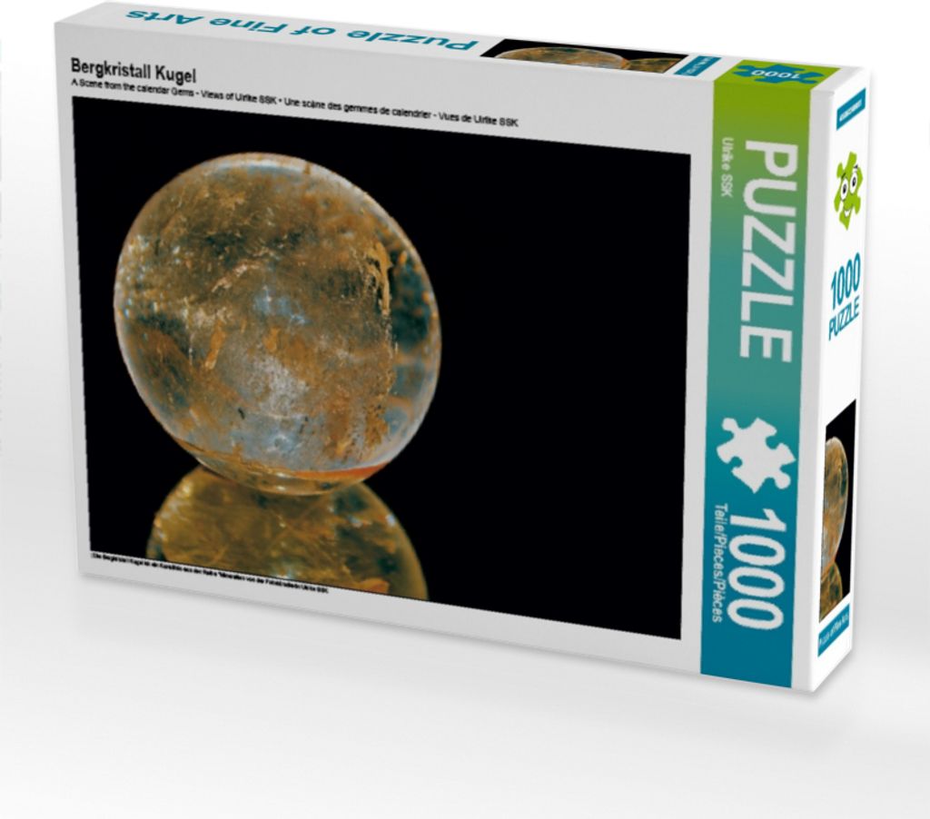 Calvendo Bergkristall Kugel 1000 Teile Puzzle quer 640x480mm, SSK Ulrike; 7327719