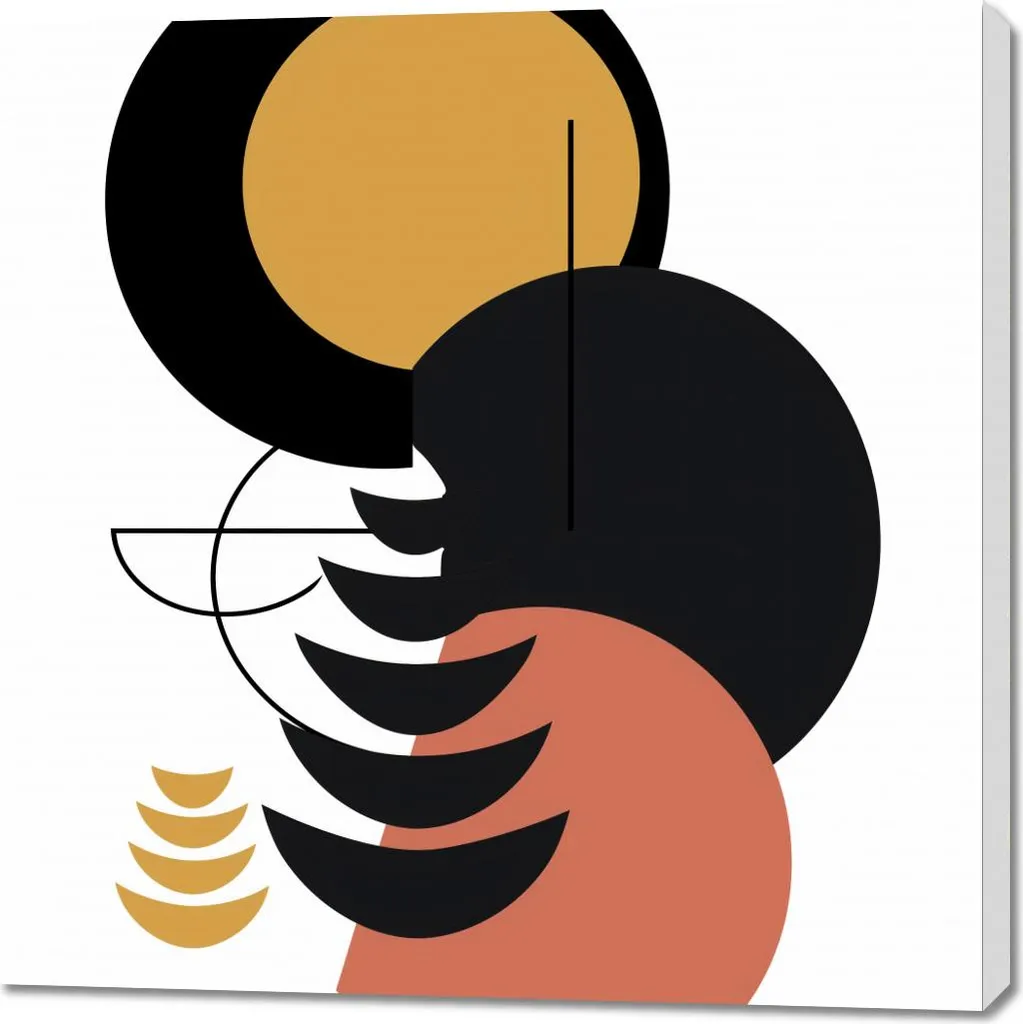Quadro 100x100 cm Tramonto cosmico