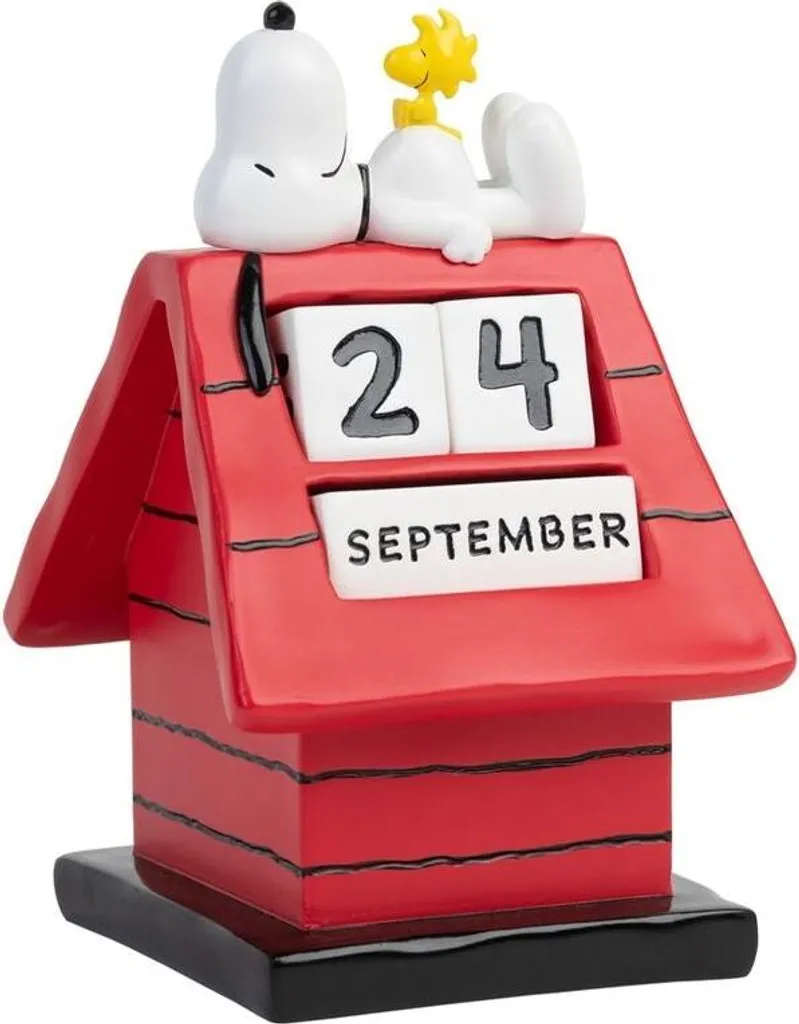 Calendario perpetuo 3D Snoopy Doghouse per casa o ufficio