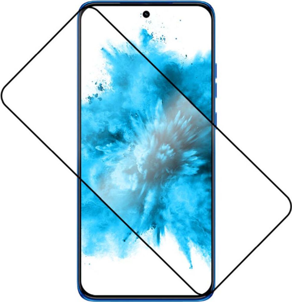 Gehärtetes Glas für Motorola Edge 50 Neo, Fixed Full Cover 2.5D Tempered Glass, Schwarzen Rahmen