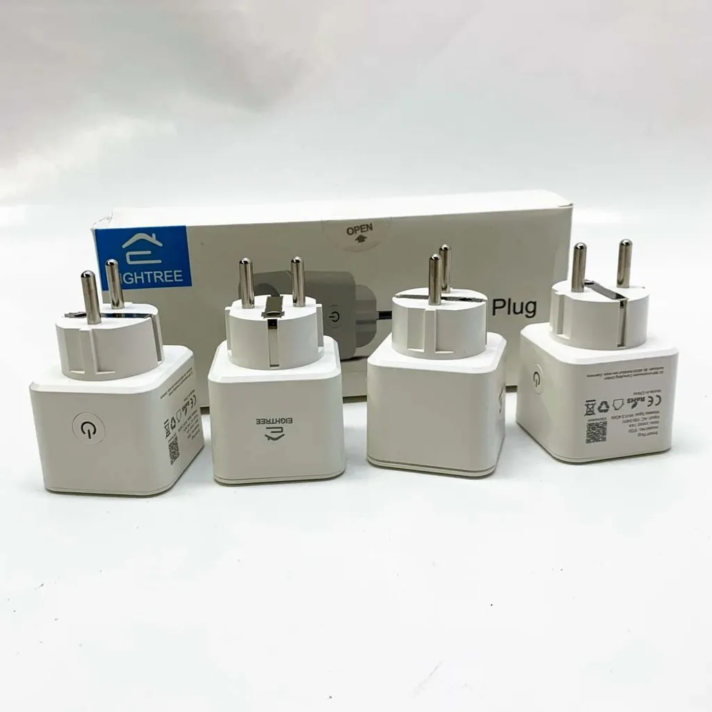 Prise Connectée pour Ventilateur et Climatiseur WiFi 3680W Pack de 4