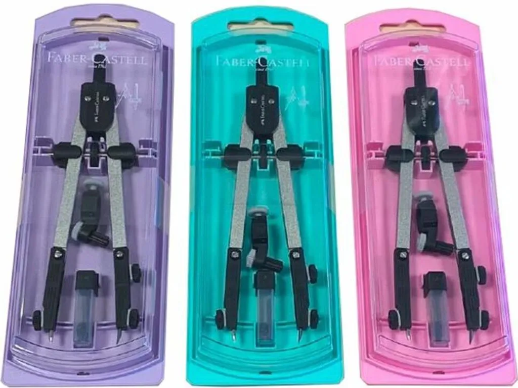 Compasso Faber-Castell 17 cm per Mandala e Illustrazione Professionale