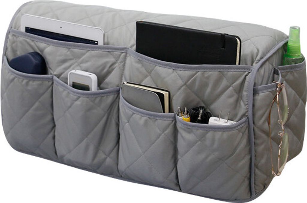 INF Sofa-Armlehnen-Organizer, Fernbedienungs-Halter Grau Produktbild 