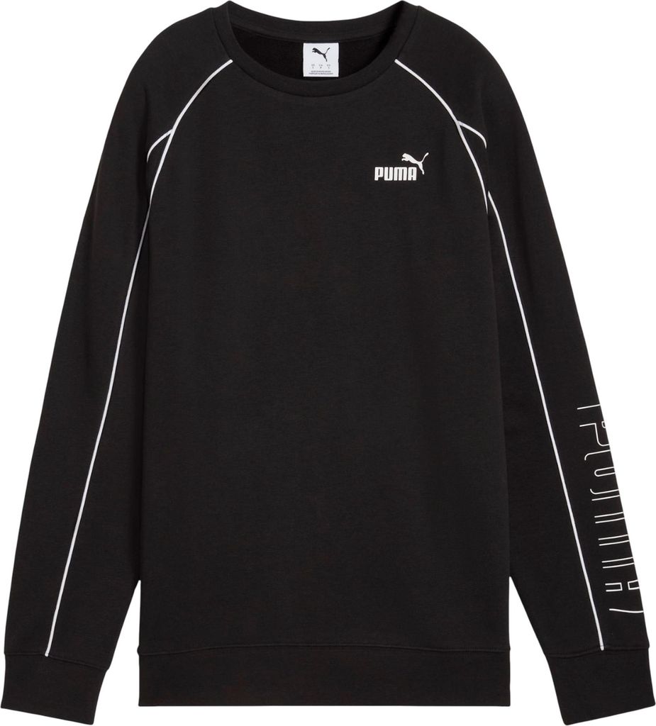 Puma - Sweatshirt für Herren, Rundhalsausschnitt, Sport, leger GT11895 (XL) (Schwarz)