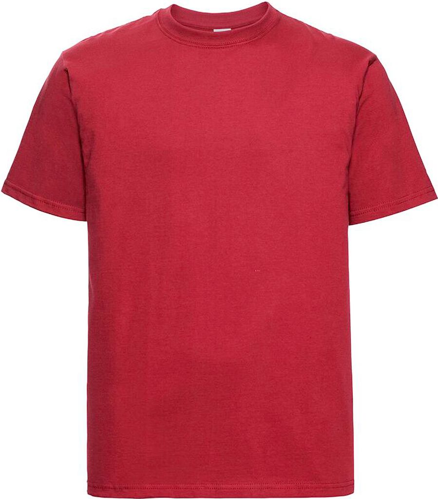 Russell Europe Herren T-Shirt, Kurzarm RW3276 (M) (Rot)