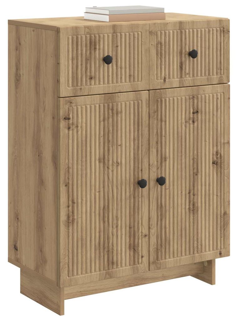 vidaXL Sideboard Artisan-Eiche 66 x 34,5 x 90 cm Holzwerkstoff