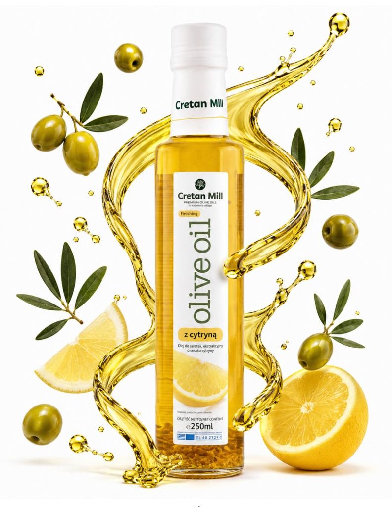 CRETAN MILL 15742 Olivový olej s aroma bylinek, oregano, Obrázek produktu 