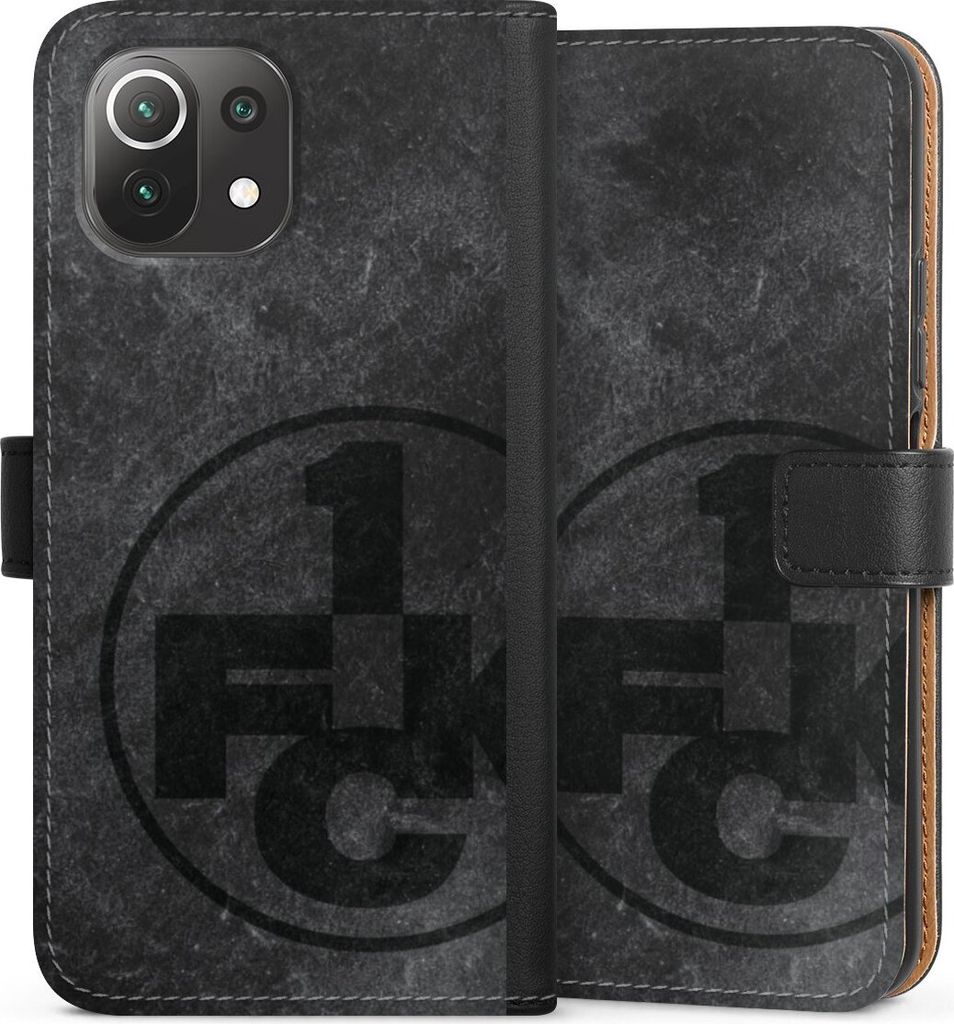 DeinDesign Klapphülle für Xiaomi Mi 11 Lite 5G NE Handytasche Lederhülle Tasche 1. FC Kaiserslautern 1. FCK Beton