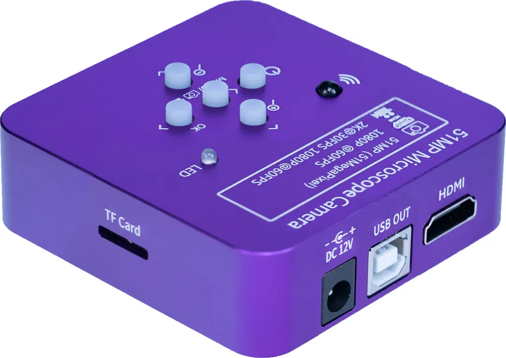 Caméra de Microscope 4K 51MP Rosfix Puppis avec Sortie HDMI et USB