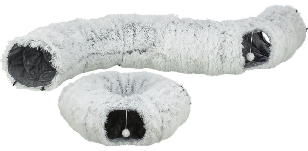 TRIXIE Spieltunnel Harvey - grau - ø 25 × 160 cm Produktbild 