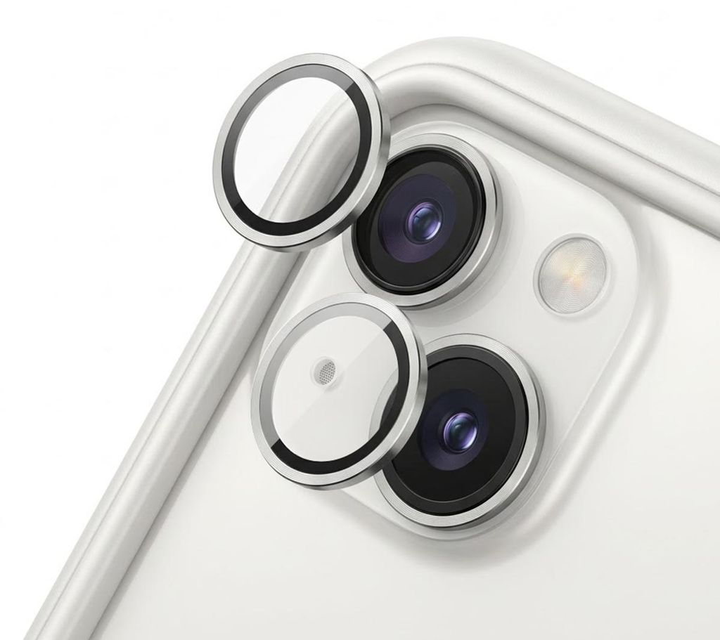 Rhinoshield, Kratzfeste Kamerafolie für Apple iPhone 13 / 13 Mini, Silber