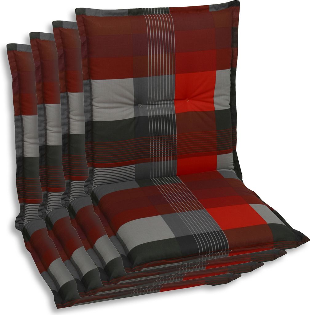 GO-DE Textil, Sesselauflage Niederlehner, 4er Set, Farbe: Produktbild 