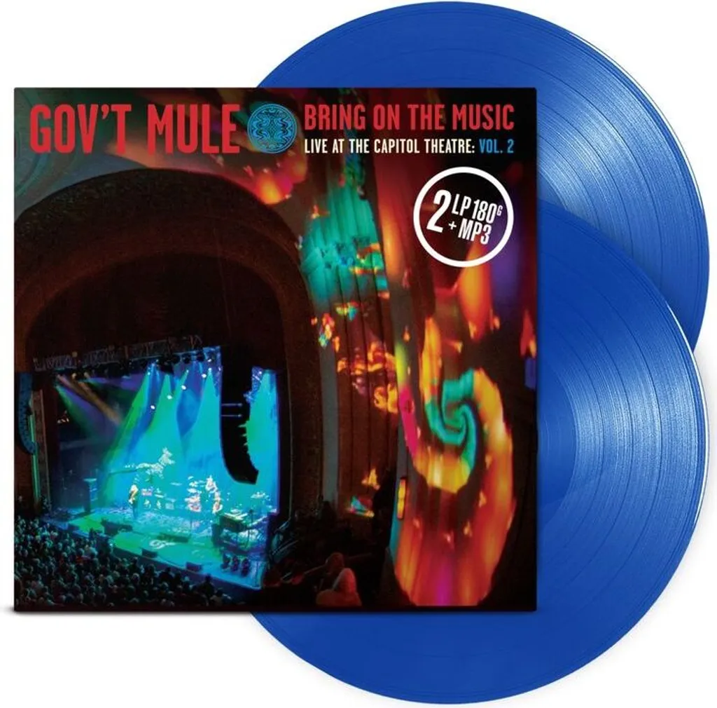 Vinyle Bleu 180g Gov't Mule : Bring On The Music Live Vol. 2 Édition Limitée