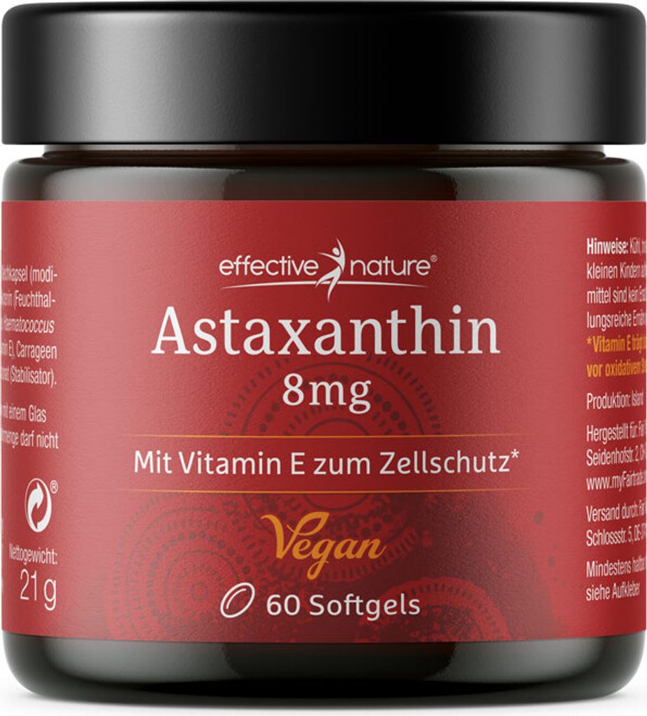 Vegane Astaxanthin Kapseln 8 mg Vitamin E Kaufland.de