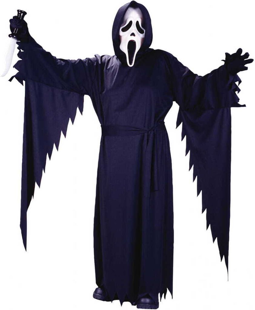 Scream Kostüm mit Maske Teens Produktbild 
