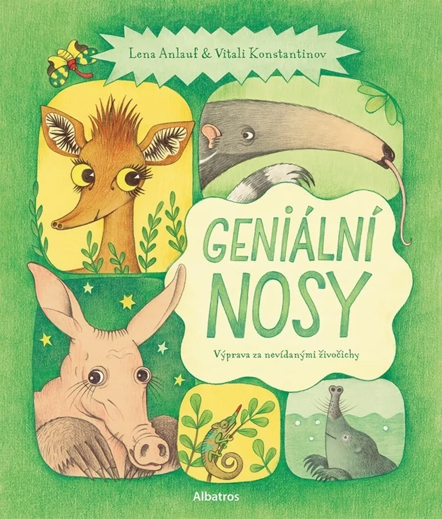Geniální nosy : Album illustré Lena Anlauf sur les nez des animaux rares