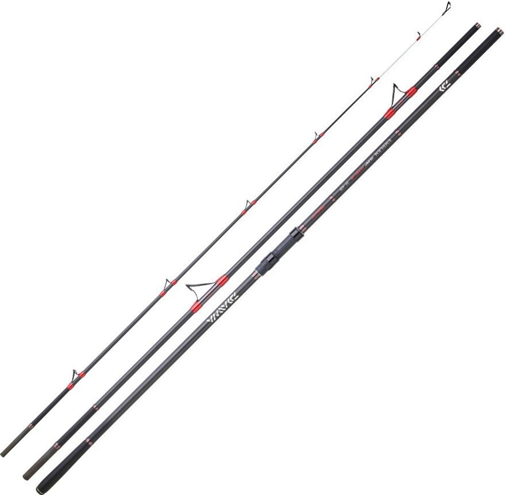 DAIWA Emblem Surf Type R 33-453 Tubular, 4,5m, 14,76ft, 100-225g, 3 Teile, Surfcasting Angelrute, 11711-456