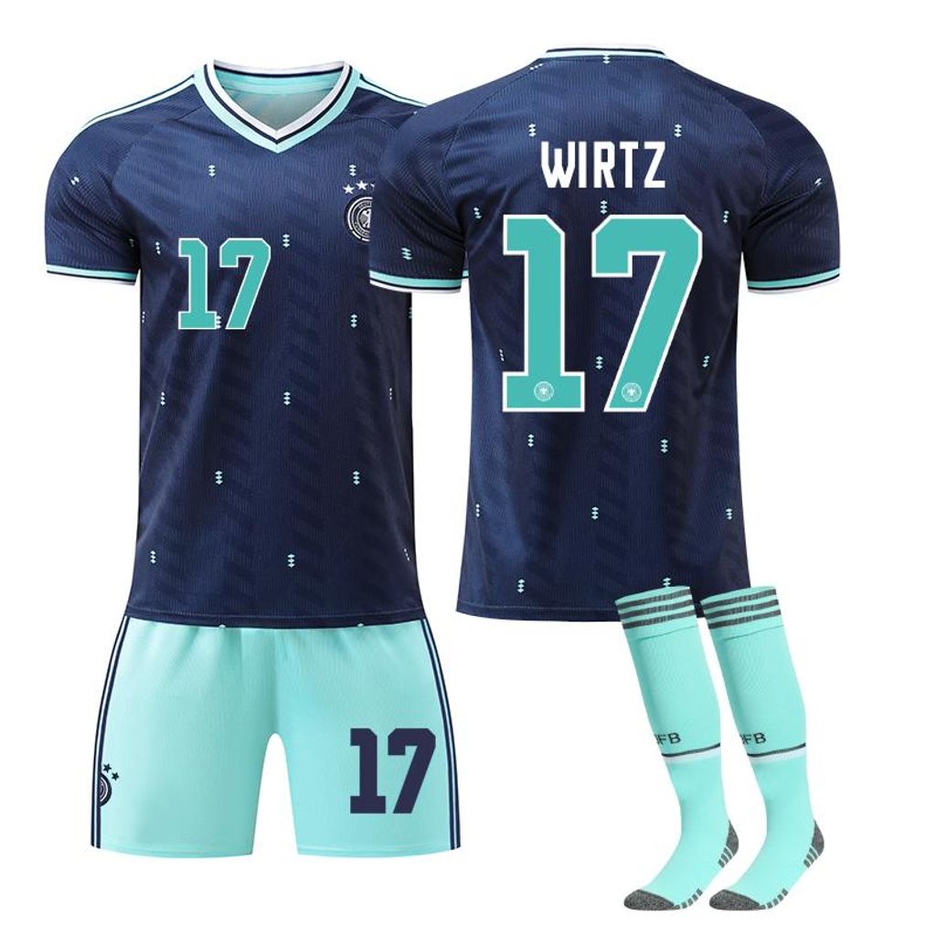 #17 WIRTZ Germany away game 2026 World Cup football jersey Produktbild 