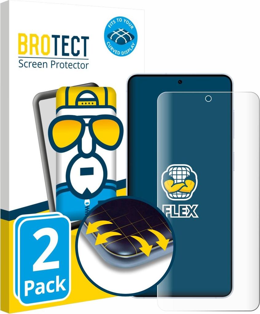 2x BROTECT Fullscreen Schutzfolie für Samsung Galaxy S26 Plus Displayschutz Folie Fullcover Klar Transparent