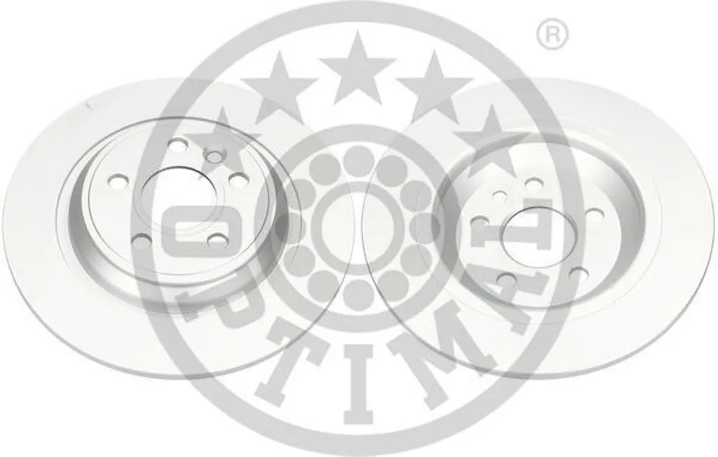 Paire de Disques de Frein Arrière pour Entretien Volvo V70 III et V60
